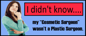 Cosmetic Vs Plastic surgeon